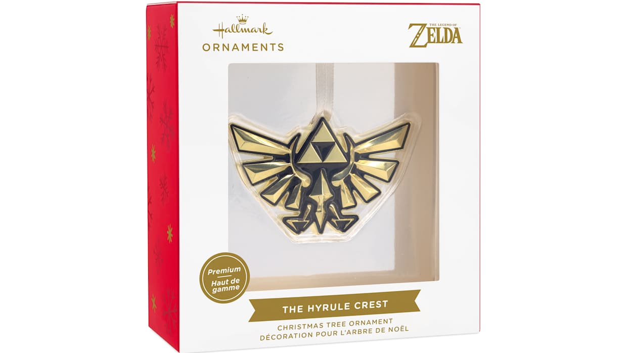 The Legend of Zelda™ Premium Metal Hyrule Crest Ornament 1